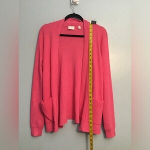 Cyrus Women’s Open-Front Pink Cardigan Sweater